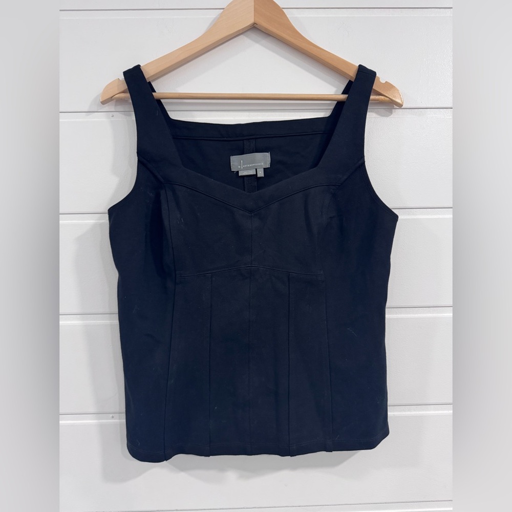 Anthropologie Black Bustier Tank